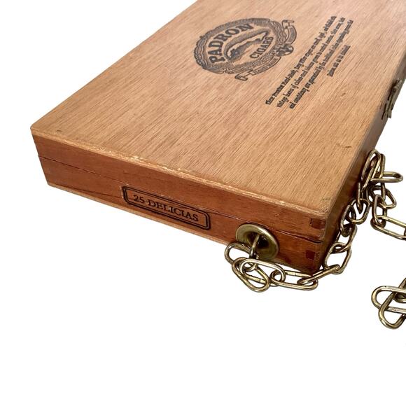 Padron Vintage Handmade Cigar Box Purse ONE OF A KIND - Picture 6 of 10